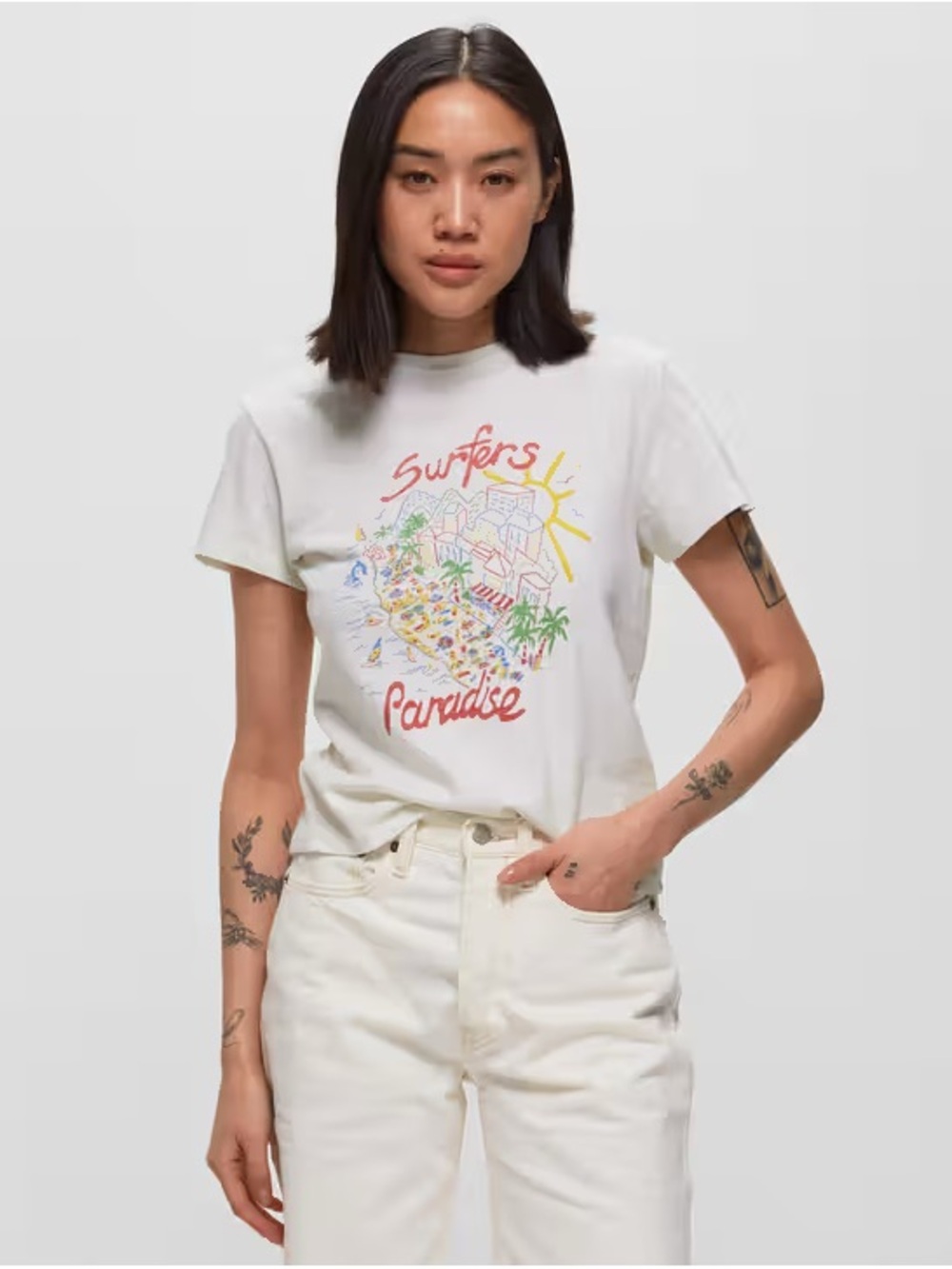 Re/Done Surfers Paradise Graphic Tee